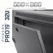 Armario Rack 32U 600x800 | Phasak Pro PHO-6832 19 In